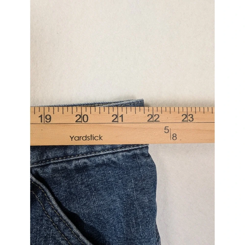 Wrangler Mens Carpenter Jeans 44 x 32 Relaxed Fit Utility Denim Blue 1094LSWDV